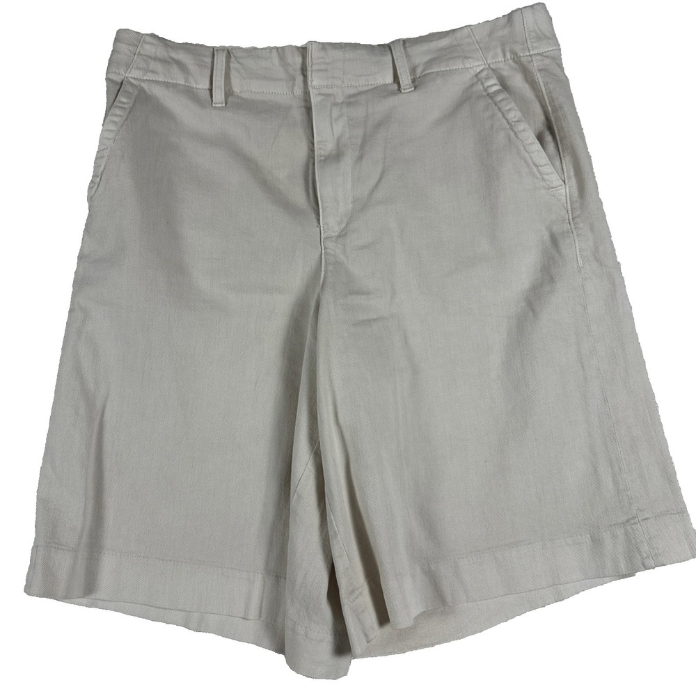 Preppy Golfcore Chino Bermuda Shorts Stretch Khaki American Eagle NWT Size 10